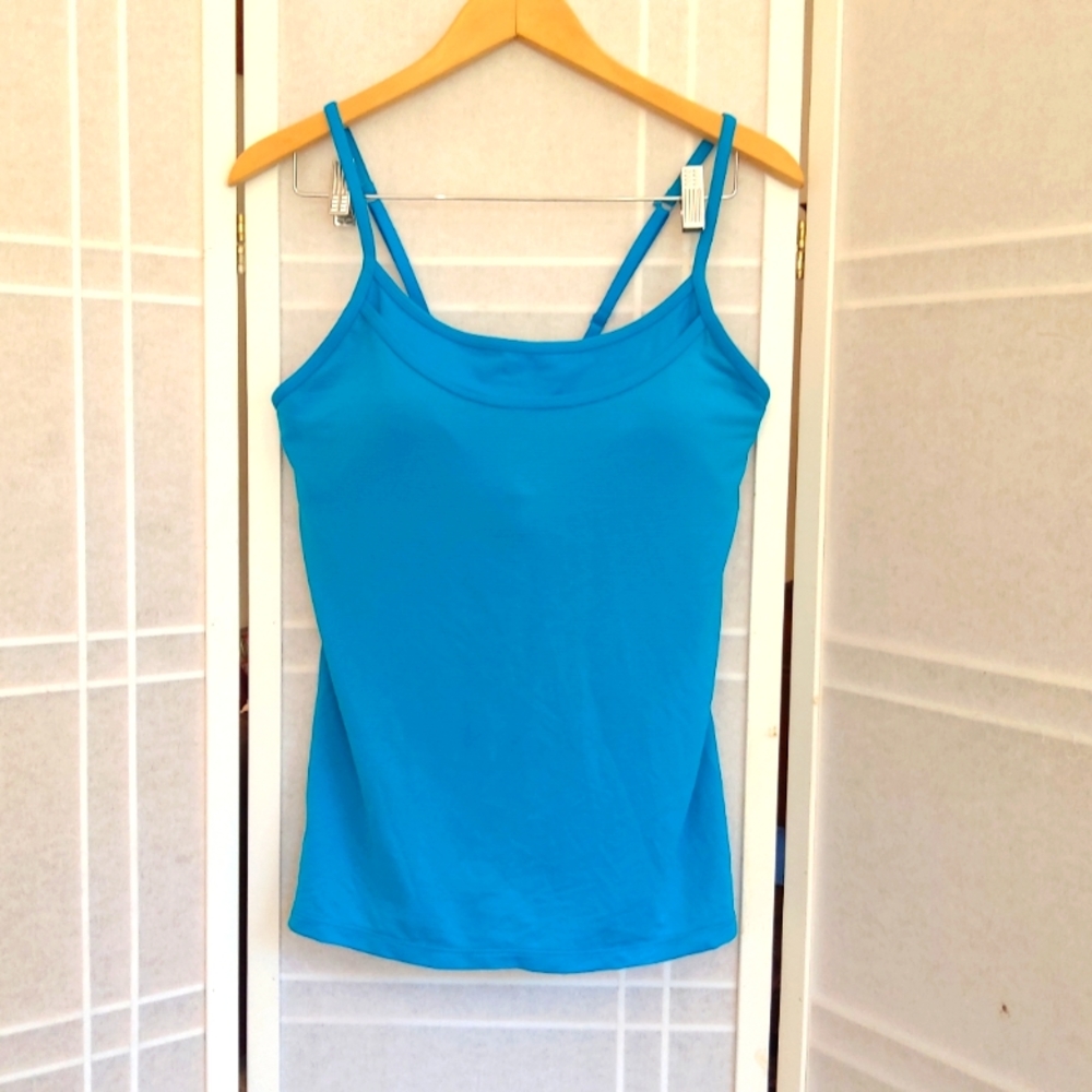 NWOT ! Lorna Jane blue active tank top